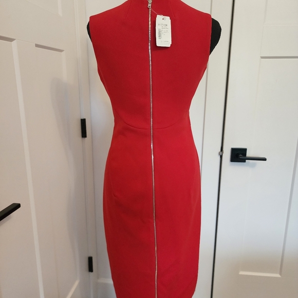 "New" Victoria Beckham gorgeous red dress - Picture 2 of 6